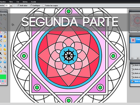 ¿Como pintar mandalas online? – Segunda parte