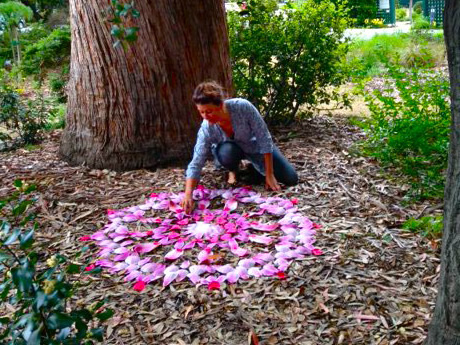 Mandalas con flores de Kathy Klein