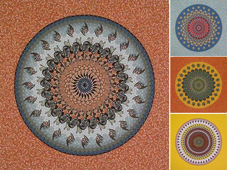 Marietta Ganapin deconstrucción y creación de mandalas